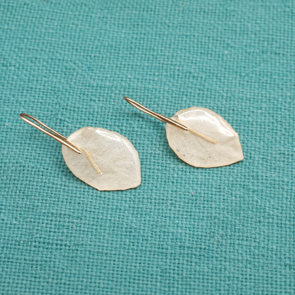 Trinitarias XS Blancas - Aretes